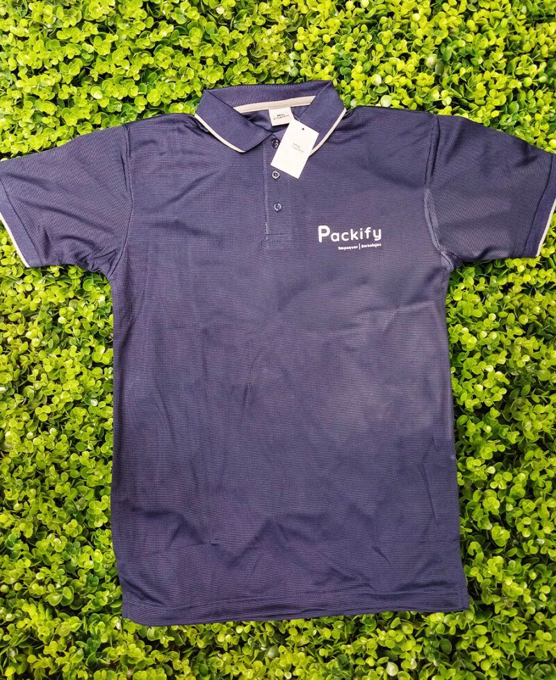 Camisa Personalizada Polo Waffit Logo Packify - Imagen 2