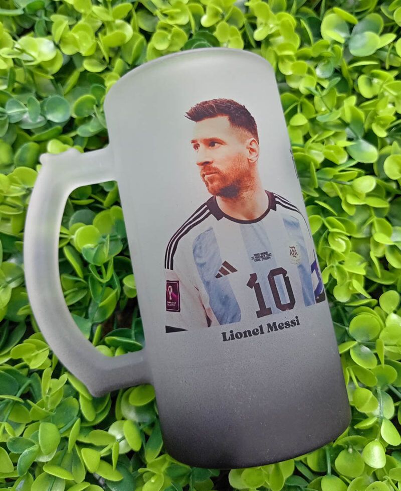 Jarra Cervecera Personalizada Messi - Imagen 2