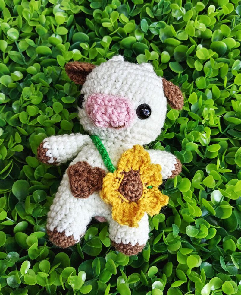 Figura De Vaca En Crochet