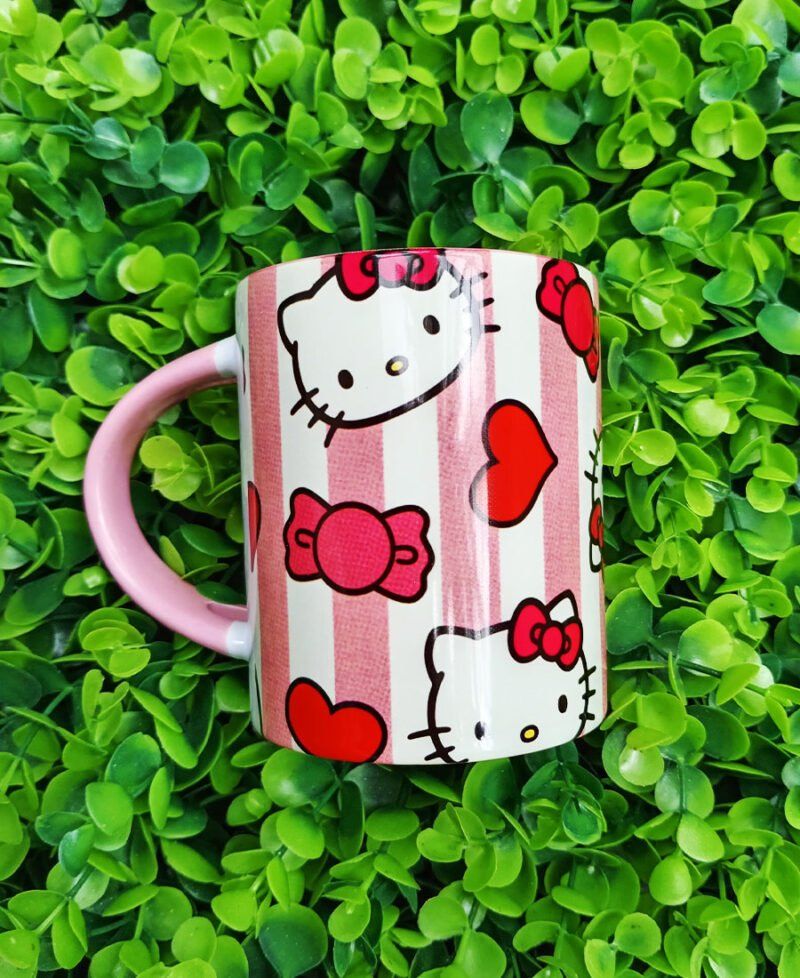 Taza Personalizada Interior de Color Hello Kitty