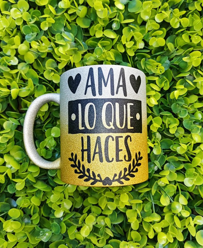 Taza Glitter Flash Personalizada