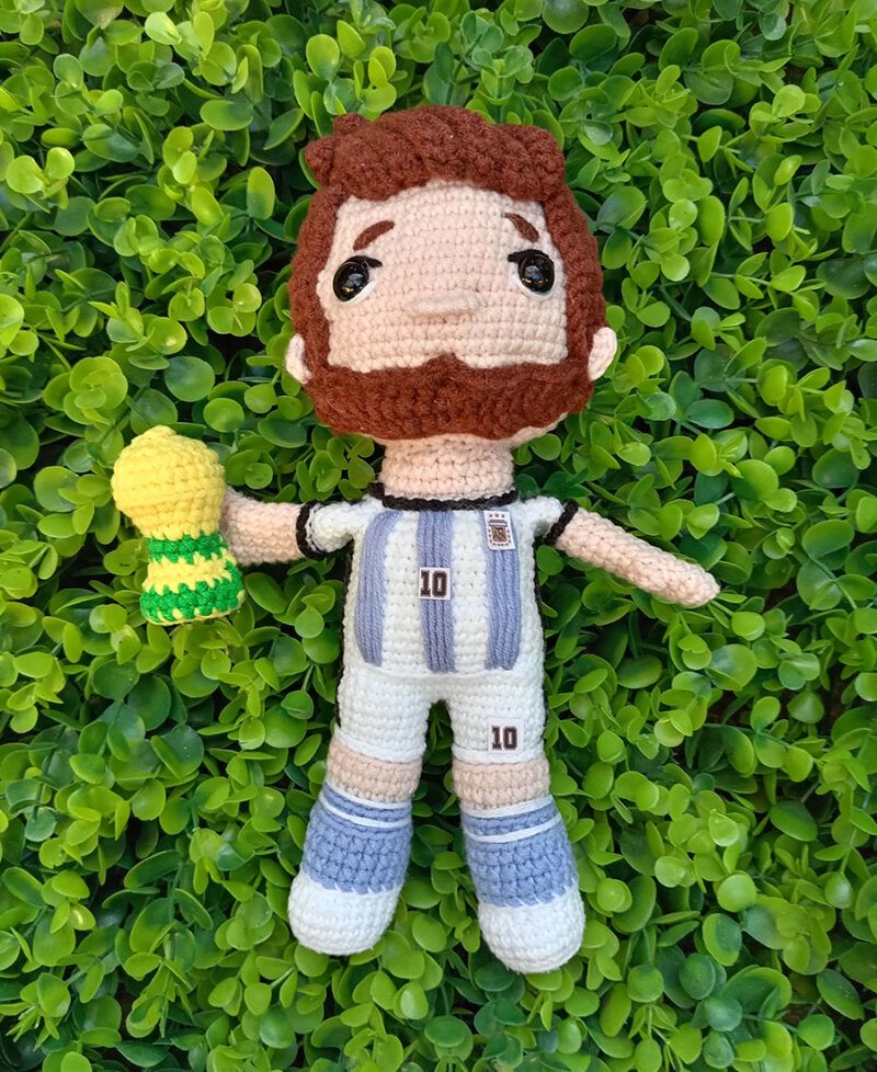 Amigurumi Personalizado Messi