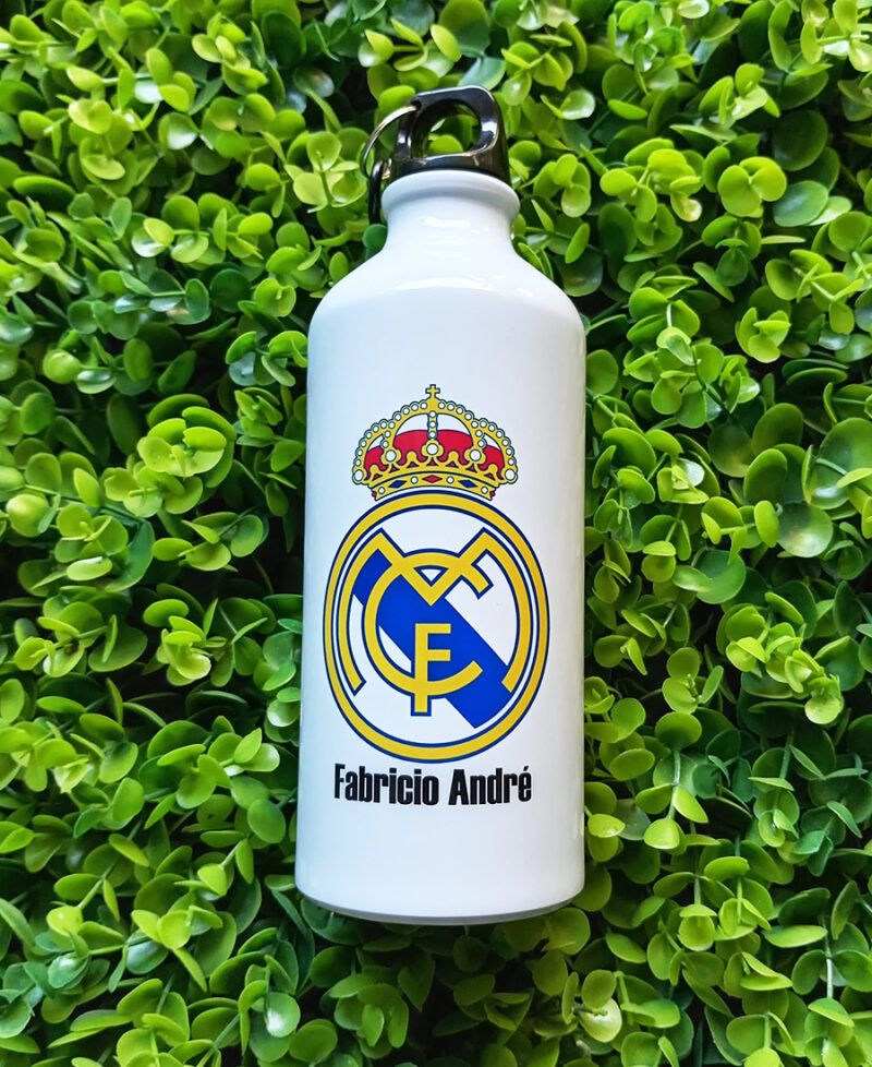 Botella Deportiva Personalizada Real Madrid