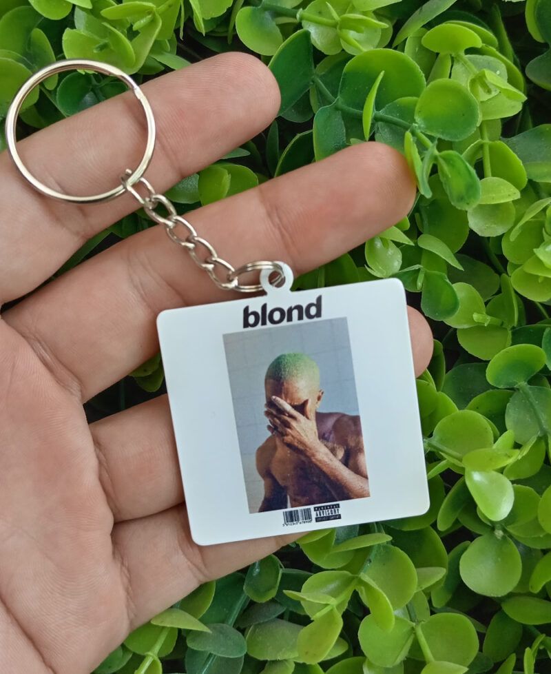 Llavero Cuadrado Personalizado Blond Frank Ocean - Imagen 3