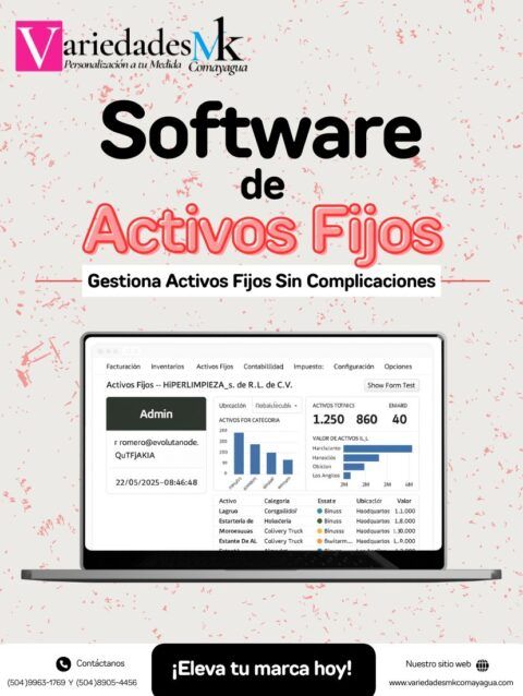Software De Gestión De Activos Fijos