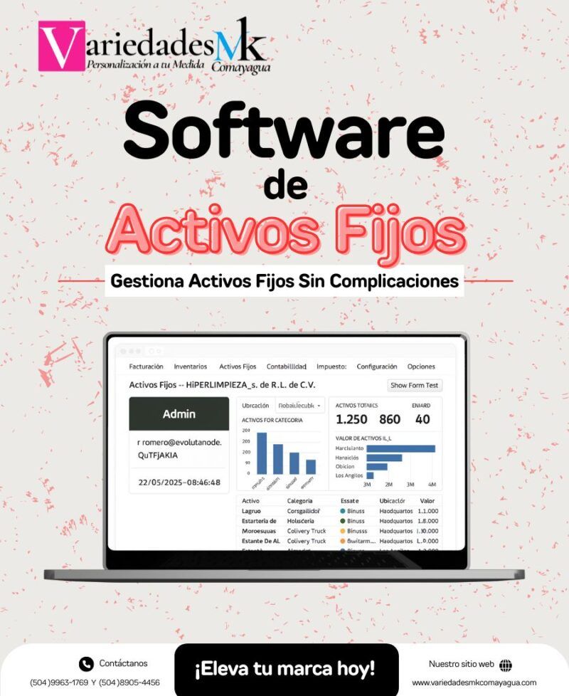 Software De Gestión De Activos Fijos