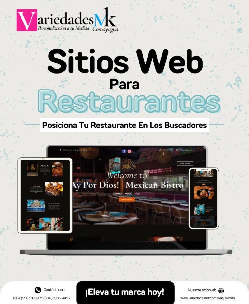Sitios Web Para Restaurantes