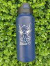 Botella De Acero Hydraflow Personalizada Stich Con Grabado Laser