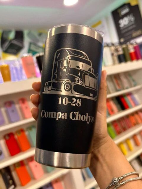 Vaso De Acero Personalizado Con Grabado Laser