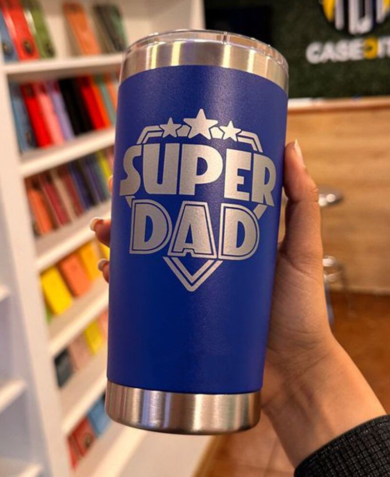 Vaso De Acero Personalizado Dia Del PadreCon Grabado Laser