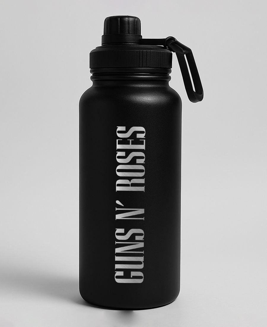 Botella Deportiva De Acero Personalizada Guns N' Roses