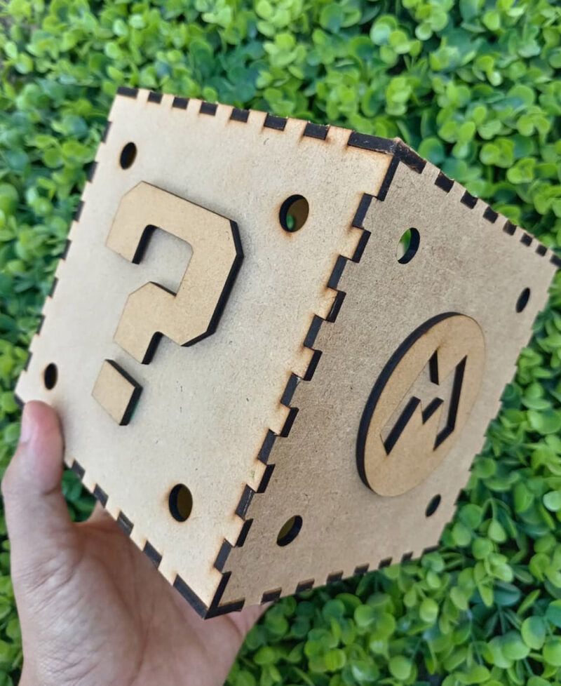 Caja De Super Mario Bross En Mdf