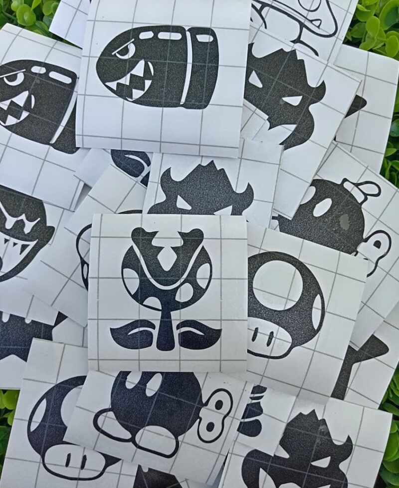 Figuras De Super Mario Bross En Vinil Adhesivo - Imagen 3
