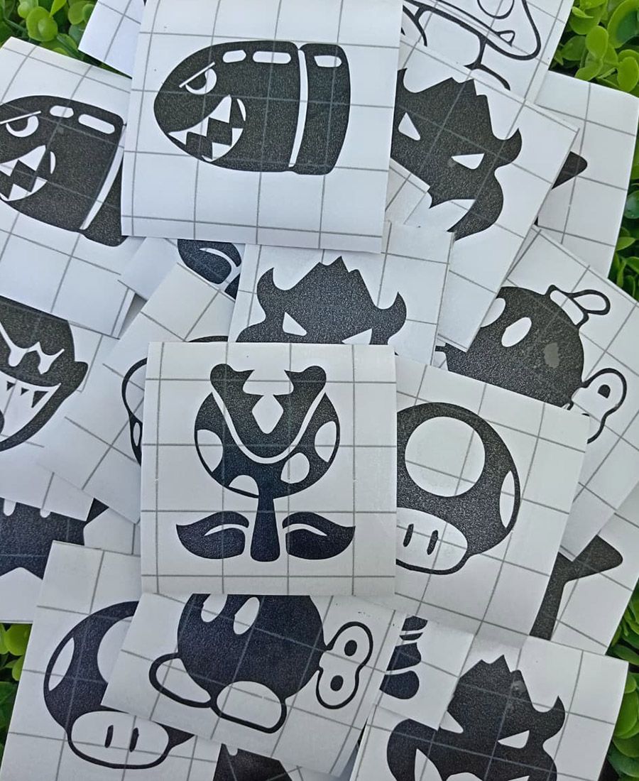 Figuras De Super Mario Bross En Vinil Adhesivo - Imagen 3