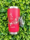Vaso Personalizado Con Totoro En Grabado Laser