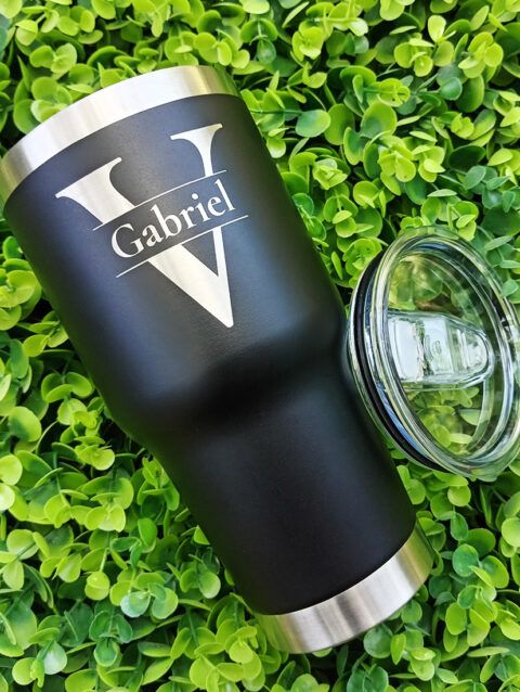 Vaso Tipo Yeti Personalizado Con Nombre En Grabado Laser