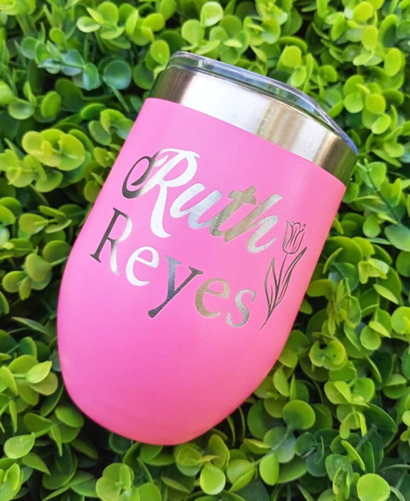 Vaso Vinero Personalizado Con Grabado Laser - Imagen 3