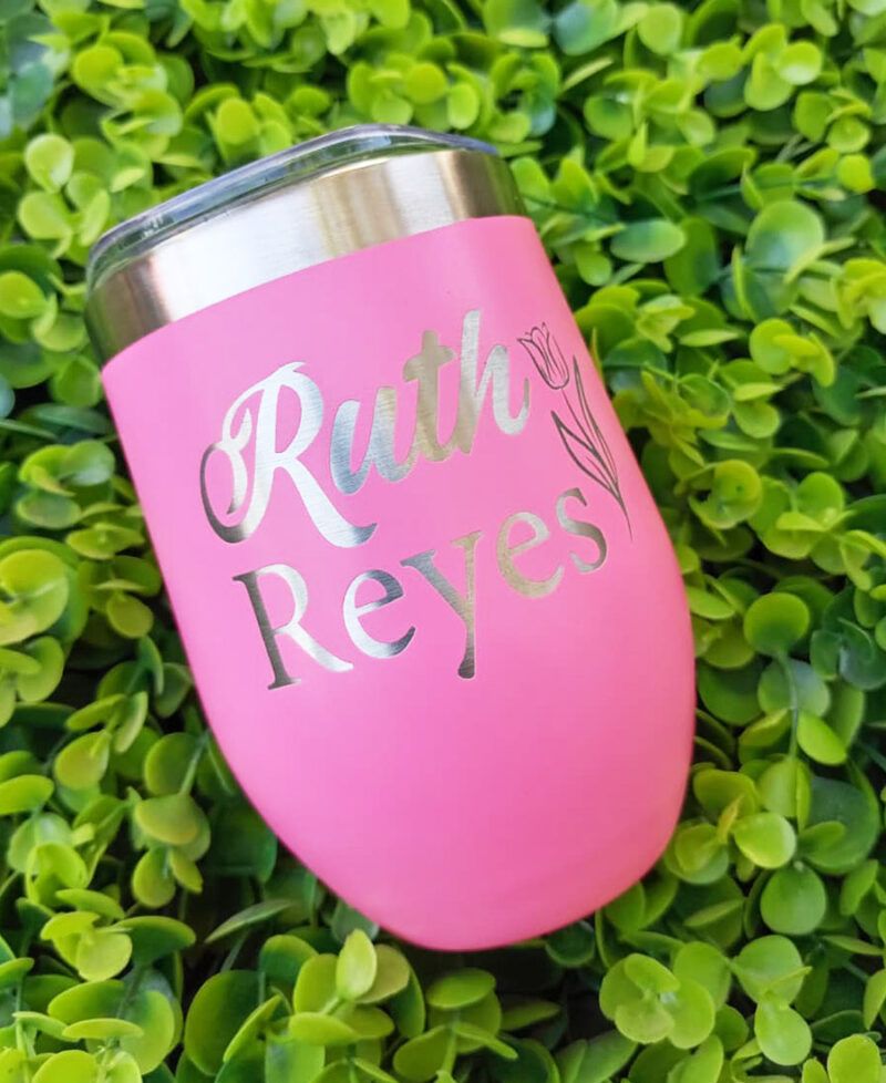 Vaso Vinero Personalizado Con Grabado Laser - Imagen 2