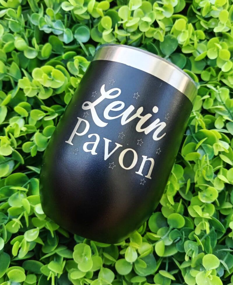 Vaso Vinero Personalizado Con Grabado Laser - Imagen 3