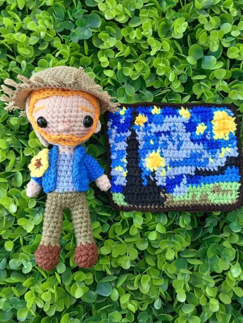 Figura De Crochet De Vincent Van Gogh