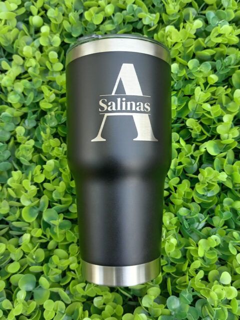 Vaso Tipo Yeti Personalizado Salinas En Grabado Laser